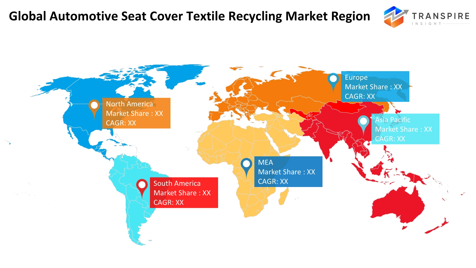 Global Automotive Seat Cover Textile Recycling Market Region Global Automotive Seat Cover Textile Recycling Market Region