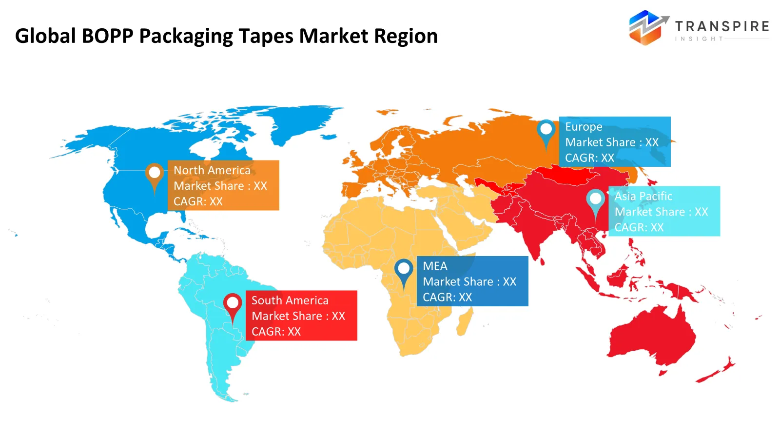 Global Bopp Packaging Tapes Market Region Global Bopp Packaging Tapes Market Region