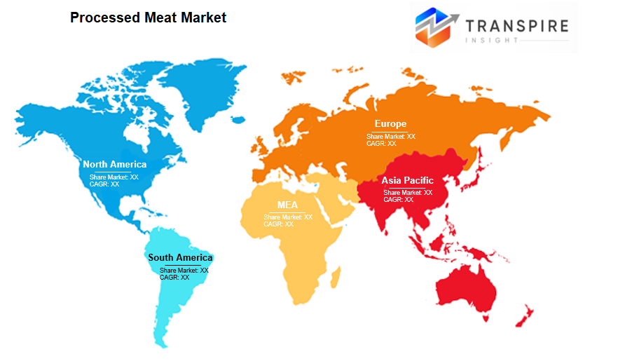 Processed Meat Market Regional